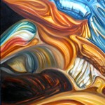 Lifeforms. Óleo sobre lienzo. 92 x 65 cm. 2007