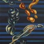 Sin titulo. Acrílico y óleo sobre lienzo. 60 x 30 cm. 2011.