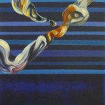 Sin titulo. Acrílico y óleo sobre lienzo. 60 x 30 cm. 2011.