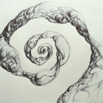 Boceto. Bolígrafo sobre papel. 2014. 29 x 42 cm.