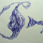 Boceto. Bolígrafo sobre papel. 29 x 42 cm. 2014
